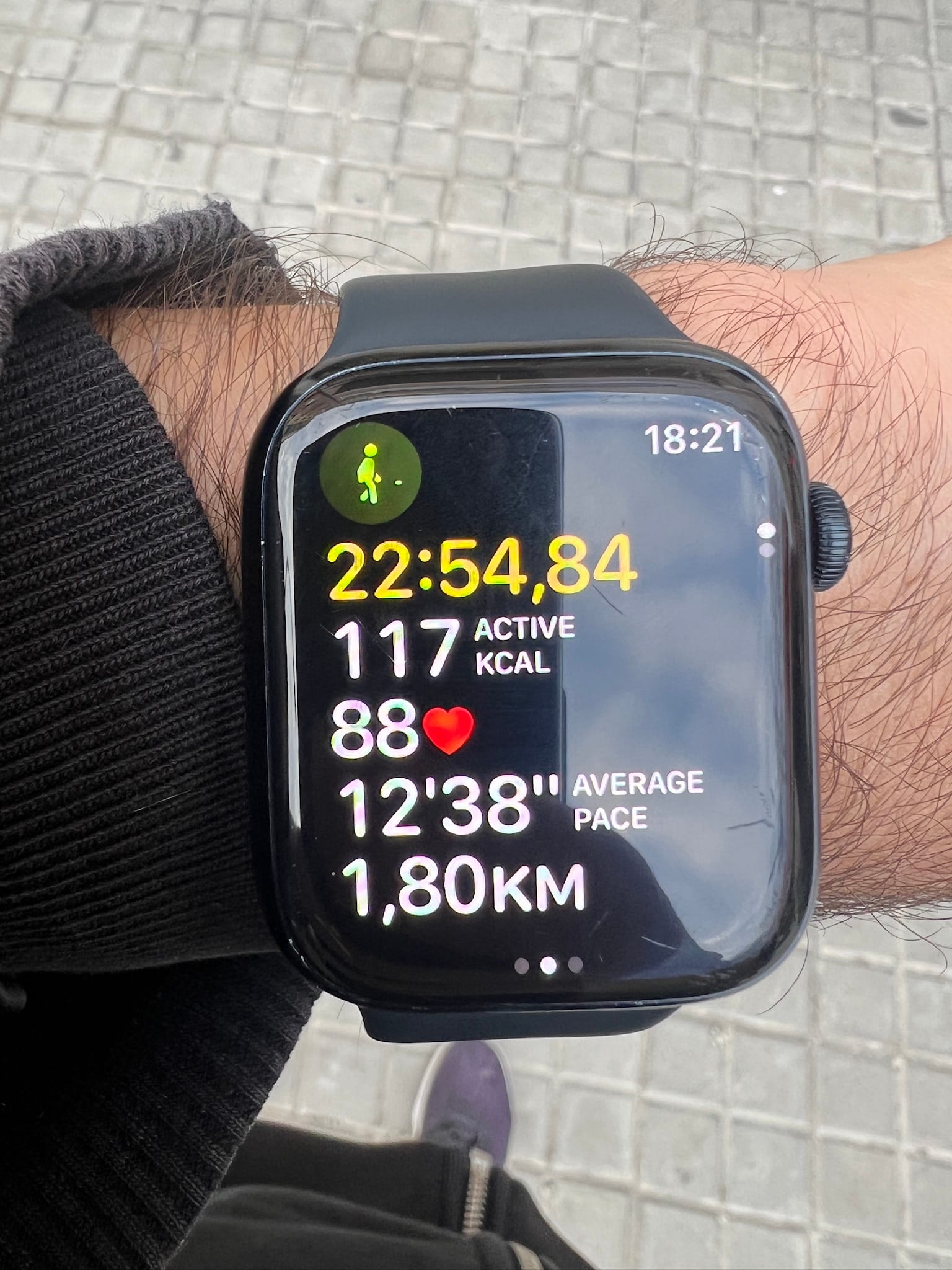 22 minutes, or almost 23 to be more or less precise