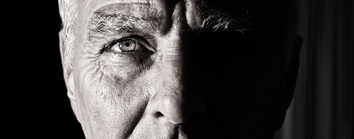 Old man's face