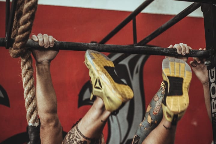 Person exercising