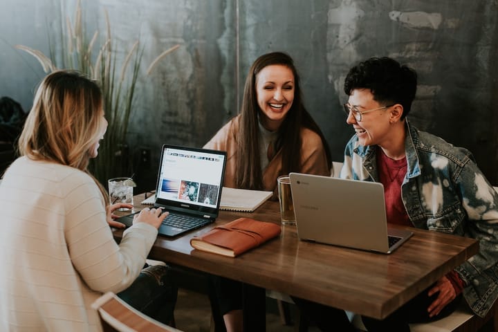 People around a table