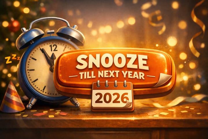 Snooze till next year
